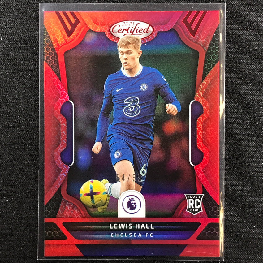 2022-23 Chronicles Epl Lewis Hall Certified Rookie Red 64/99