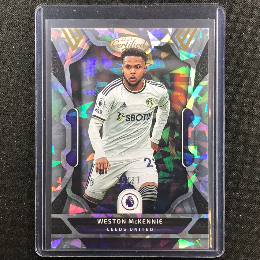 2022-23 Chronicles Epl Weston Mckennie Certified Cracked Ice 15/23