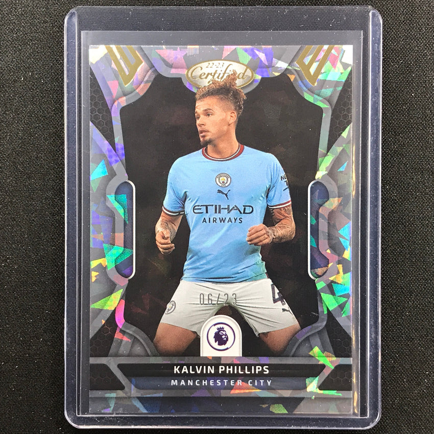 2022-23 Chronicles Epl Kalvin Phillips Certified Cracked Ice 6/23