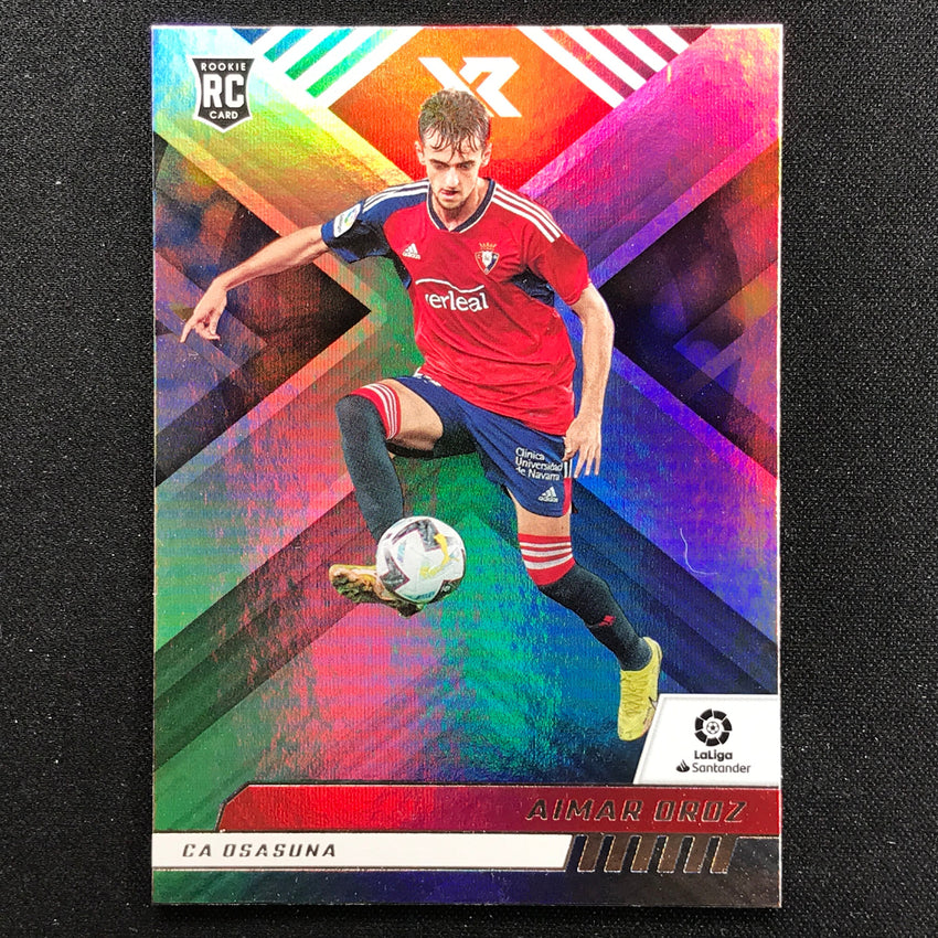 2022-23 Chronicles La Liga Aimar Oroz Xr Rookie Silver No 102
