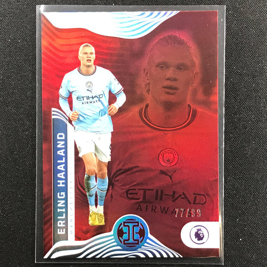 2022-23 Chronicles Epl Erling Haaland Illusions Red 77/99