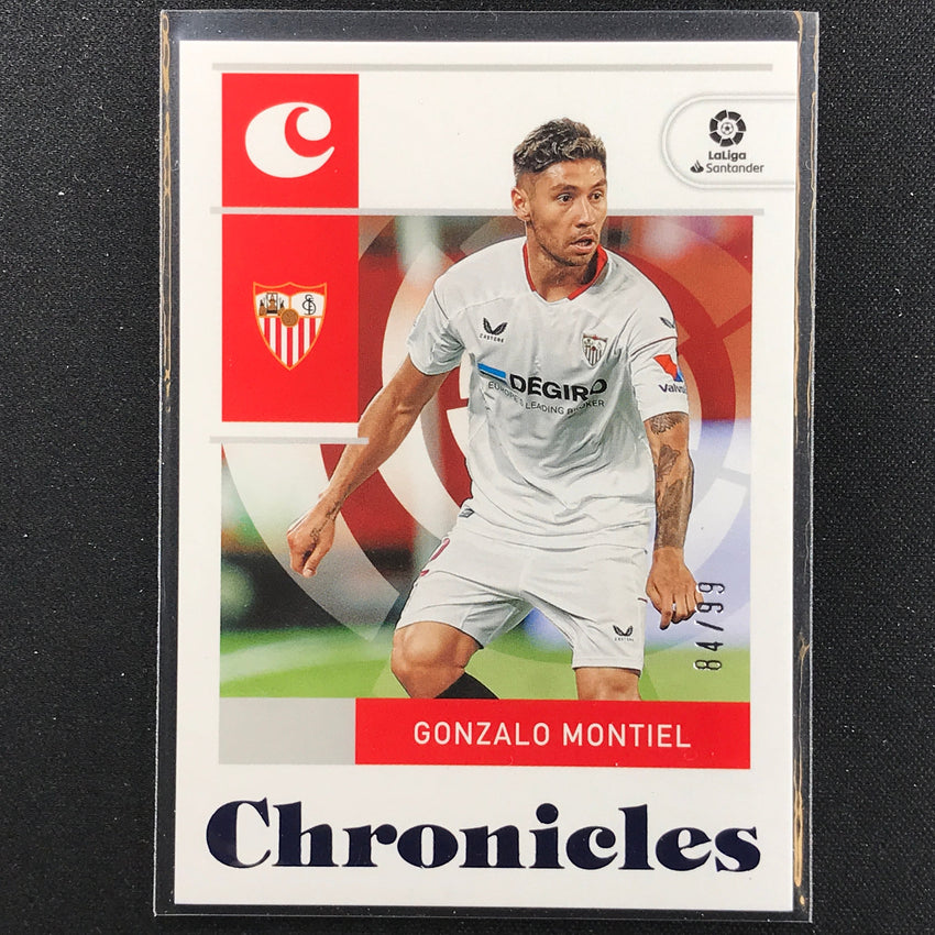 2022-23 Chronicles La Liga Gonzalo Montiel Base Set Chronicles Blue 84/99