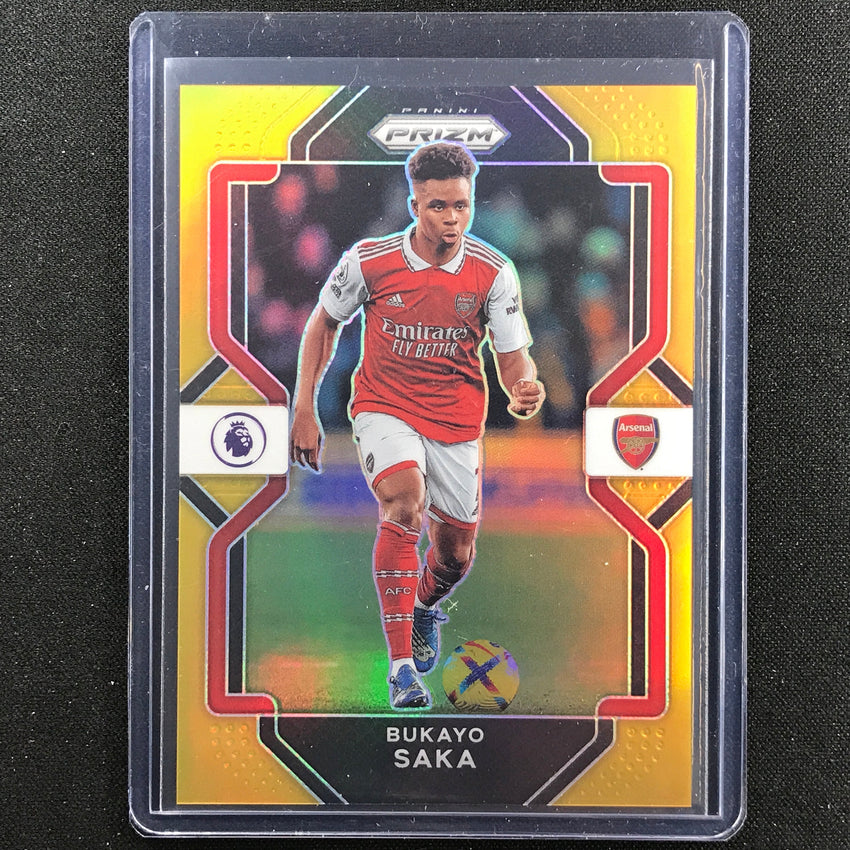 2022-23 Chronicles Epl Bukayo Saka Prizm Gold 1/10