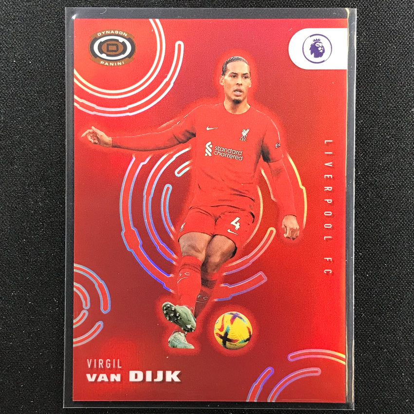 2022-23 Chronicles Epl Virgil Van Dijk Dynagon Red 43/99