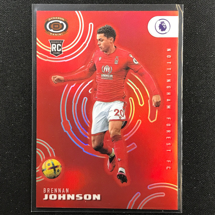 2022-23 Chronicles Epl Brennan Johnson Dynagon Rookie Red 80/99