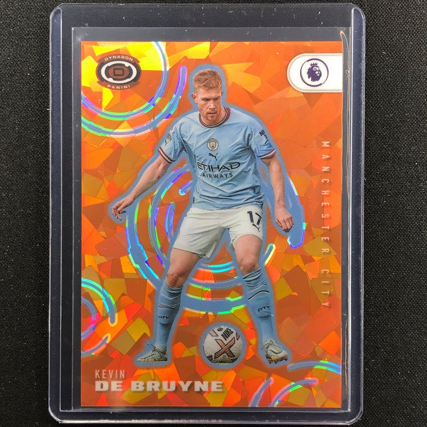 2022-23 Chronicles Epl Kevin De Bruyne Dynagon Cracked Ice Orange 14/23