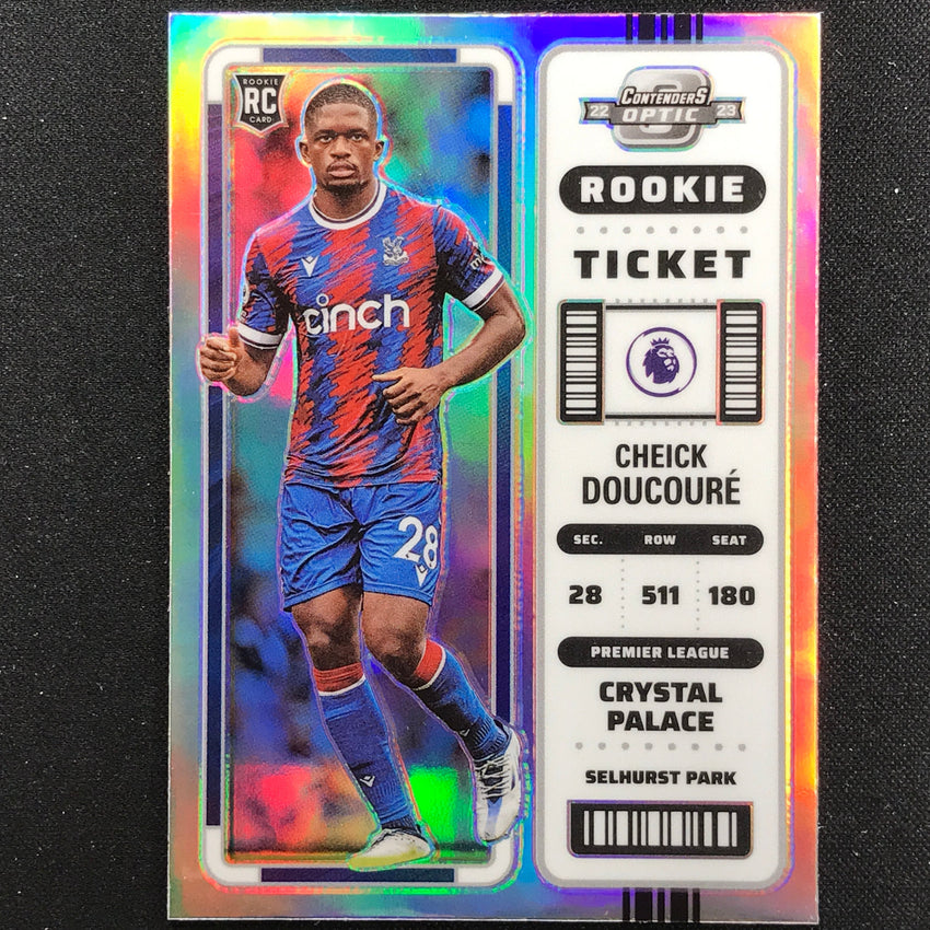 2022-23 Chronicles Epl Cheick Doucoure Contenders Optic Rookie Ticket Silver 294
