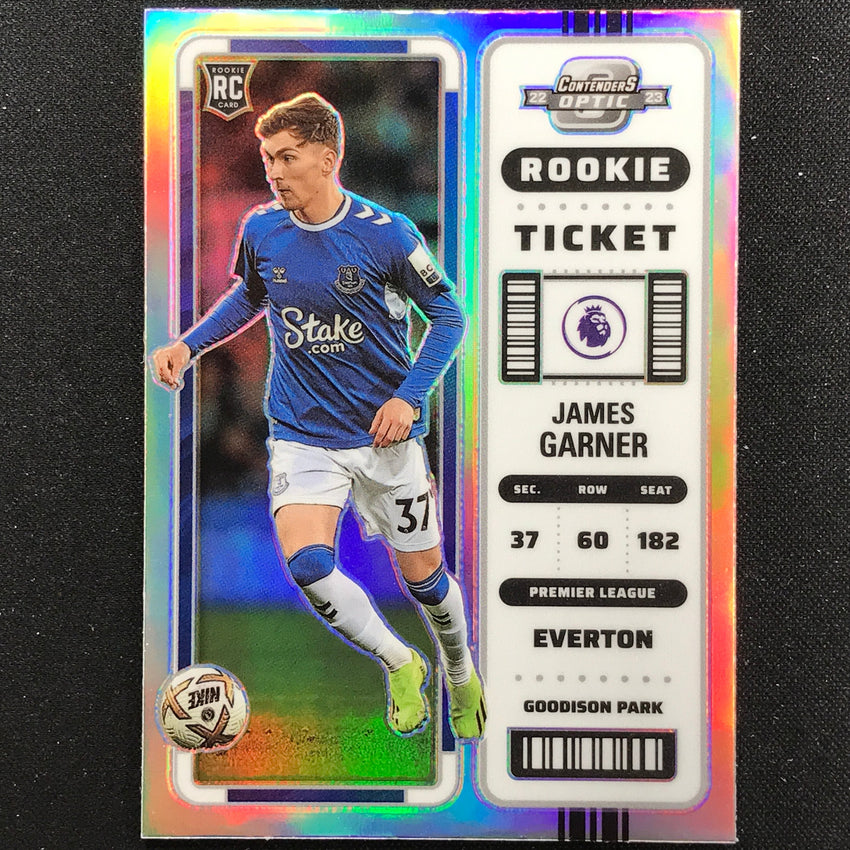 2022-23 Chronicles Epl James Garner Contenders Optic Rookie Ticket Silver No 295