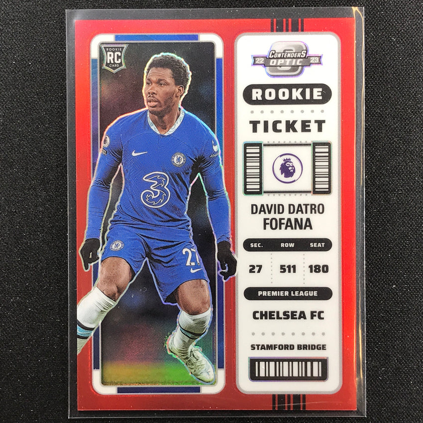 2022-23 Chronicles Epl David Datro Fofana Contenders Optic Rookie Red 73/99