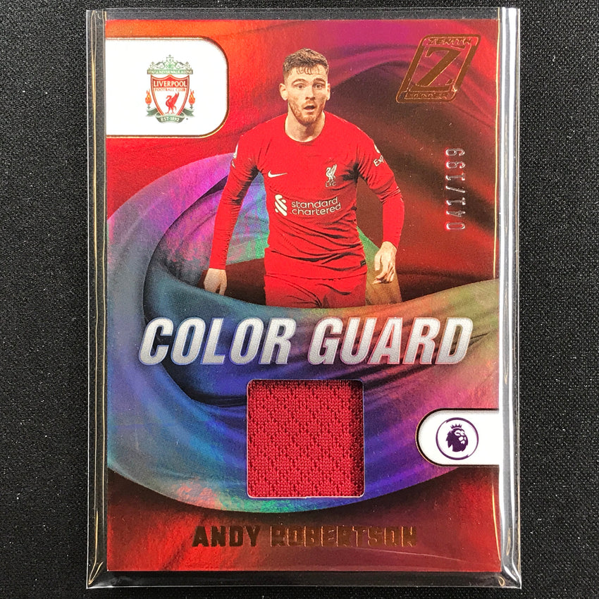 2022-23 Chronicles Epl Andy Robertson Zenith Color Guard Relic Bronze 41/199