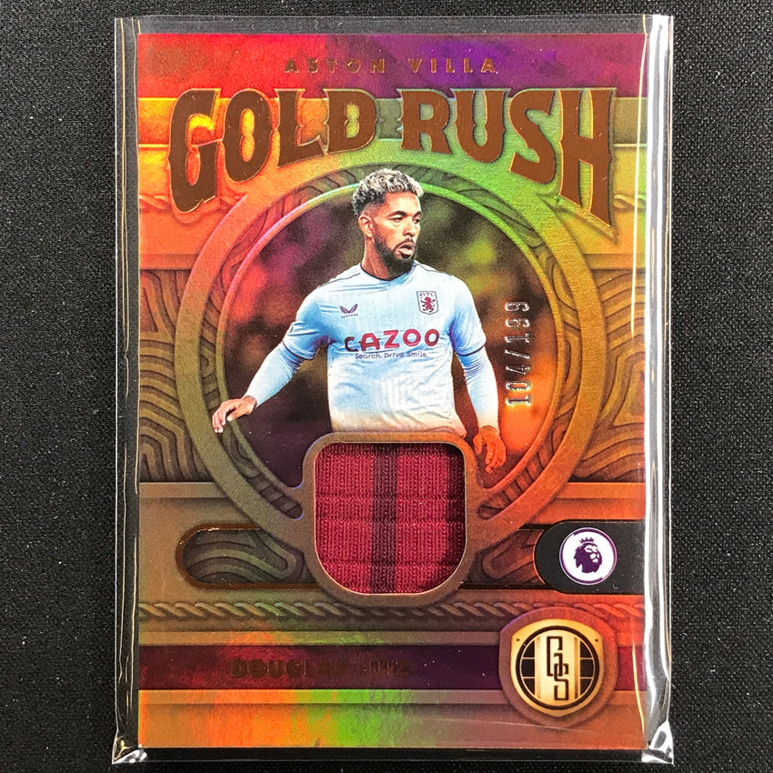 2022-23 Chronicles Epl Douglas Luiz Gold Standard Gold Rush Relic Bronze 104/199