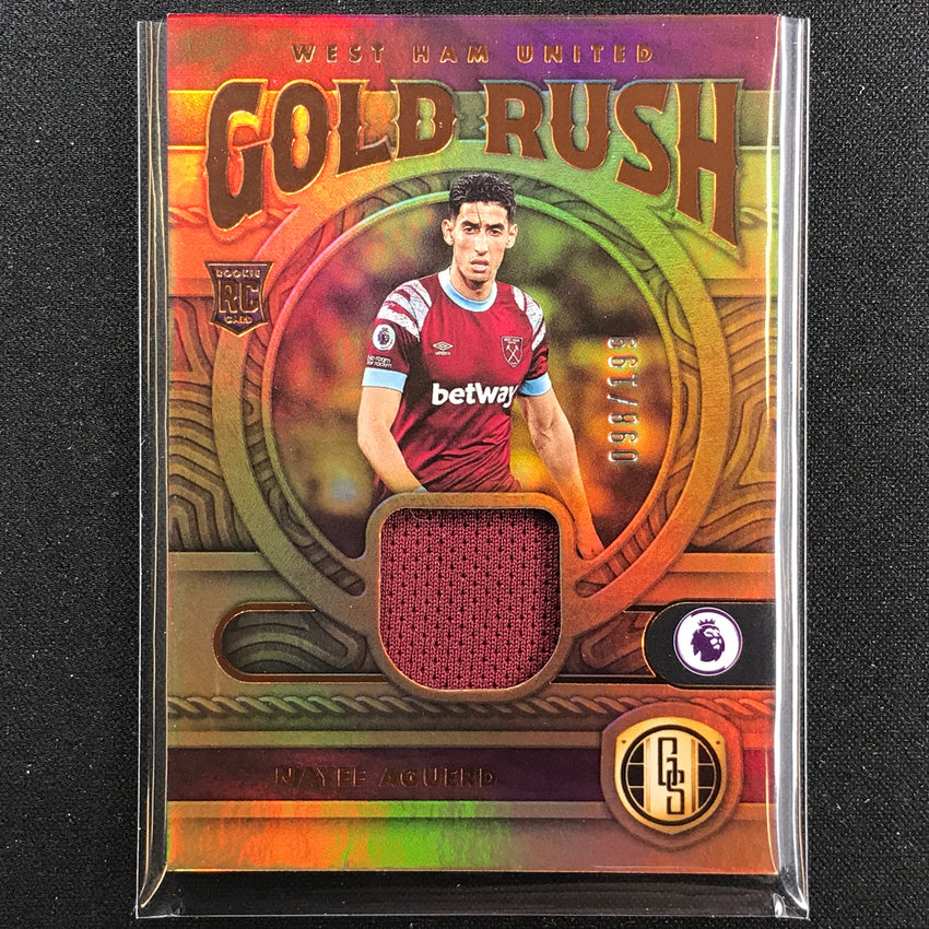2022-23 Chronicles Epl Nayef Aguerd Gold Standard Gold Rush Rookie Relic 98/199