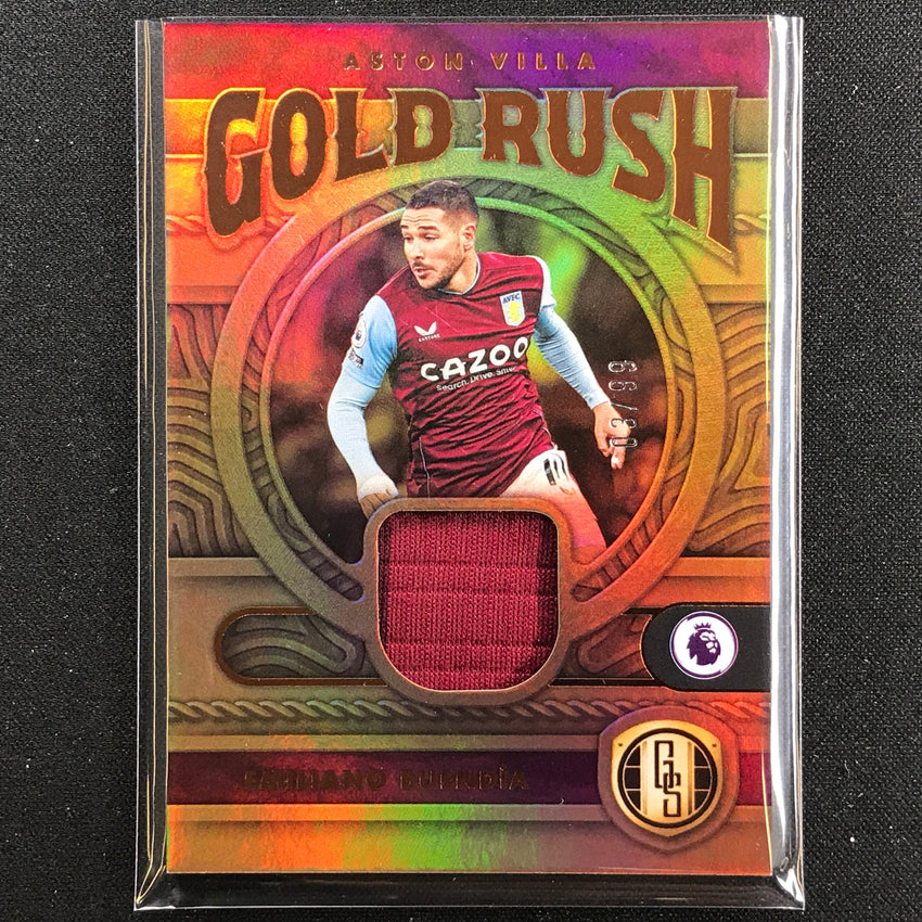 2022-23 Chronicles Epl Emiliano Buendia Gold Standard Rush Relic Bronze 3/99
