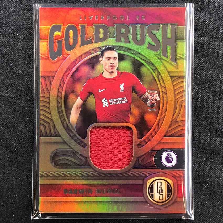 2022-23 Chronicles Epl Darwin Nunez Gold Standard Gold Rush Relic Silver 11/49