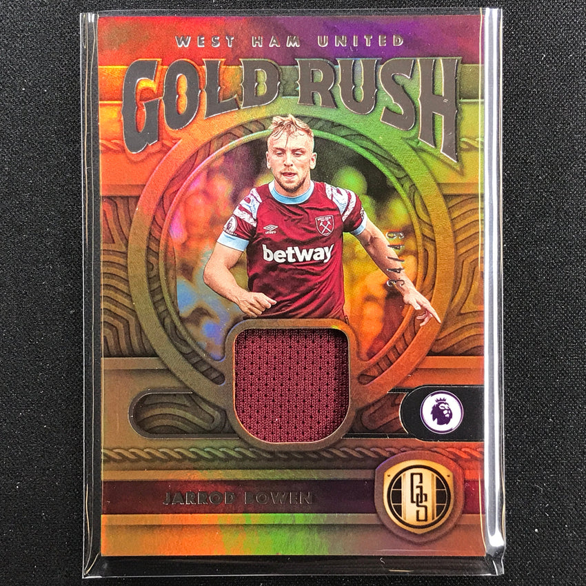 2022-23 Chronicles Epl Jarrod Bowen Gold Standard Gold Rush Relic Silver 34/49
