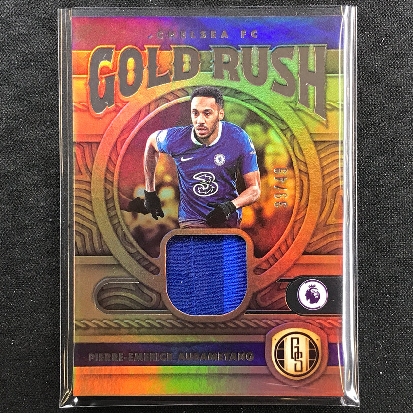 2022-23 Chronicles Epl Pierre-emerick Aubameyang Gold Standard Rush Relic 39/49
