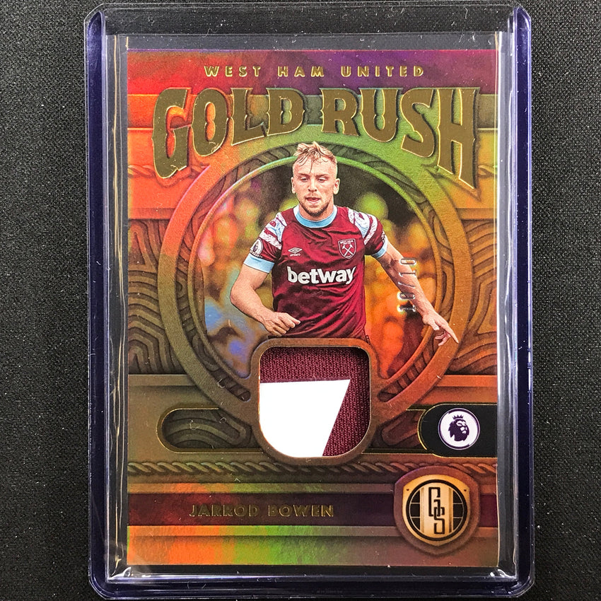 2022-23 Chronicles Epl Jarrod Bowen Gold Standard Rush Relic Patch Gold 10/10