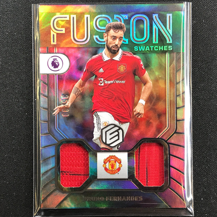 2022-23 Chronicles Epl Bruno Fernandes Elements Fusion Swatches Dual Relic 35/99