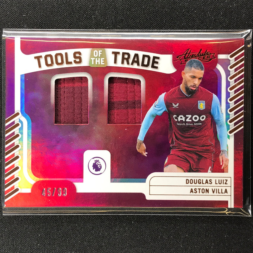 2022-23 Chronicles Epl Douglas Luiz Absolute Tools Of The Trade Dual Relic 45/99