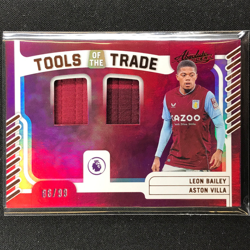 2022-23 Chronicles Epl Leon Bailey Absolute Tools Of The Trade Dual Relic 86/99