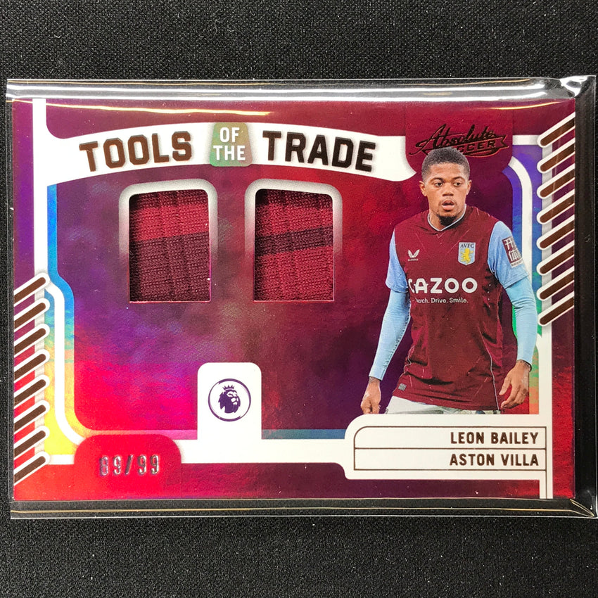 2022-23 Chronicles Epl Leon Bailey Absolute Tools Of The Trade Dual Relic 89/99