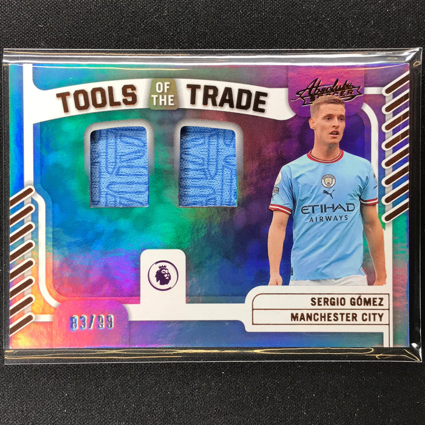 2022-23 Chronicles Epl Sergio Gomez Absolute Tools Of The Trade Dual Relic 83/99