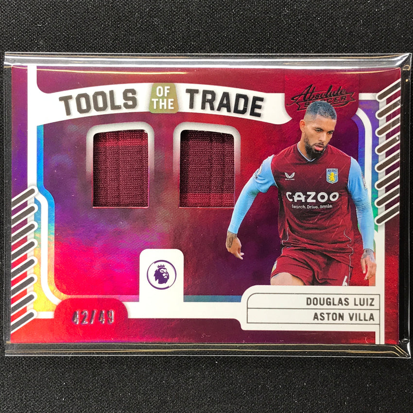 2022-23 Chronicles Epl Douglas Luiz Absolute Tools Of The Trade Dual Relic 42/49