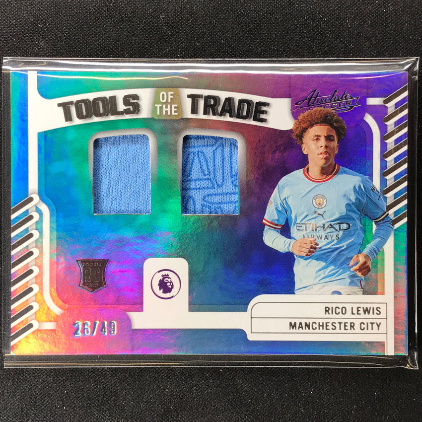 2022-23 Chronicles Epl Rico Lewis Absolute Tools Of The Trade Rookie Relic 26/49