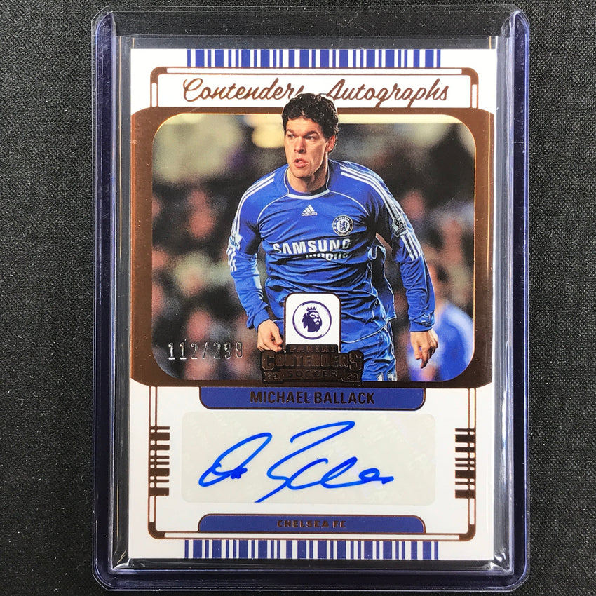 2022-23 Chronicles Epl Michael Ballack Contenders Auto Bronze 112/299