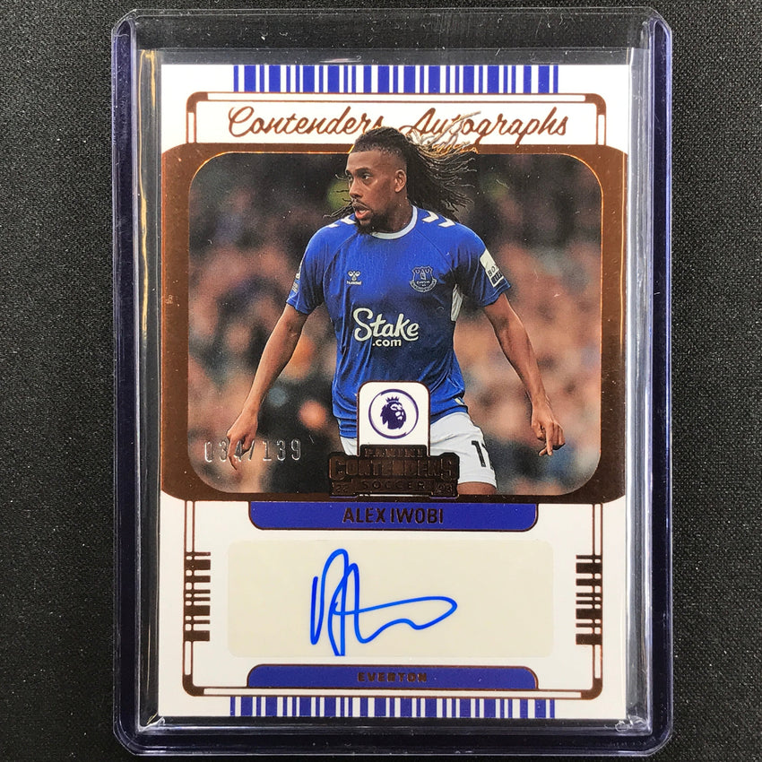 2022-23 Chronicles Epl Alex Iwobi Contenders Auto Bronze 34/139