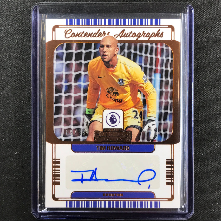 2022-23 Chronicles Epl Tim Howard Contenders Auto Bronze 9/99