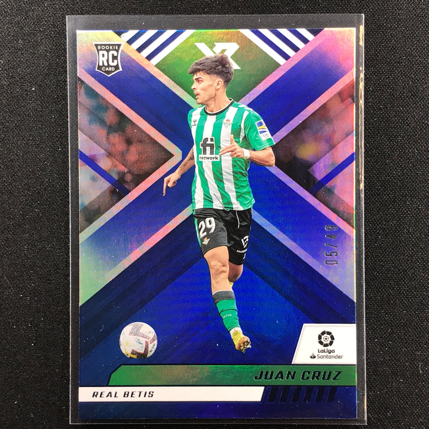 2022-23 Chronicles La Liga Juan Cruz Xr Rookie Blue 5/49