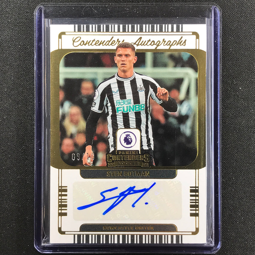 2022-23 Chronicles Epl Sven Botman Contenders Auto Gold 9/10