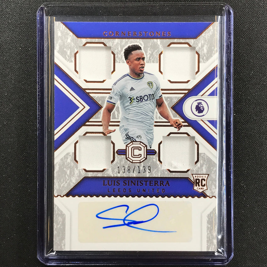 2022-23 Chronicles Epl Luis Sinisterra Cornerstones Rookie Relic Auto 138/139