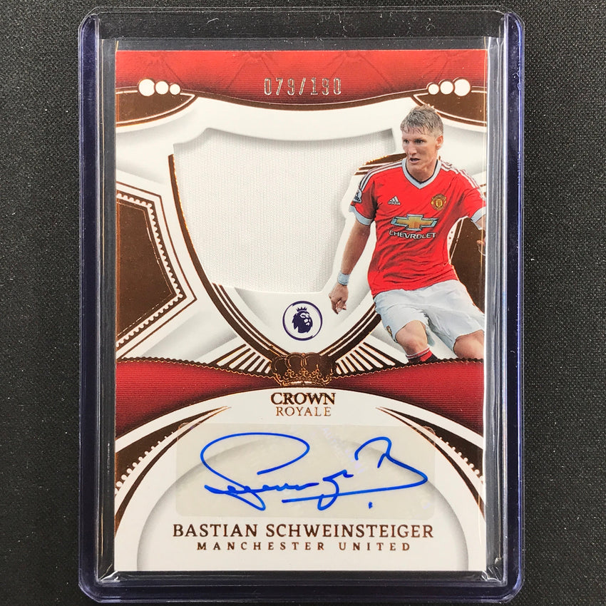 2022-23 Chronicles Epl Bastian Schweinsteiger Crown Royale Relic Auto 79/190