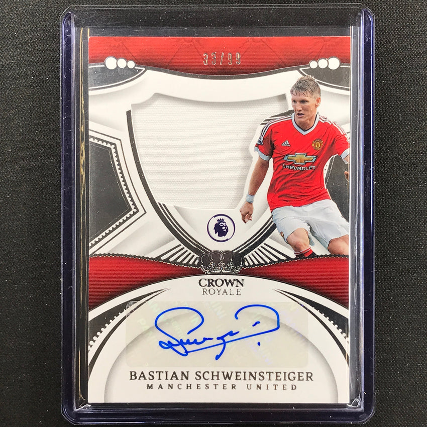 2022-23 Chronicles Epl Bastian Schweinsteiger Crown Royale Relic Auto 33/99
