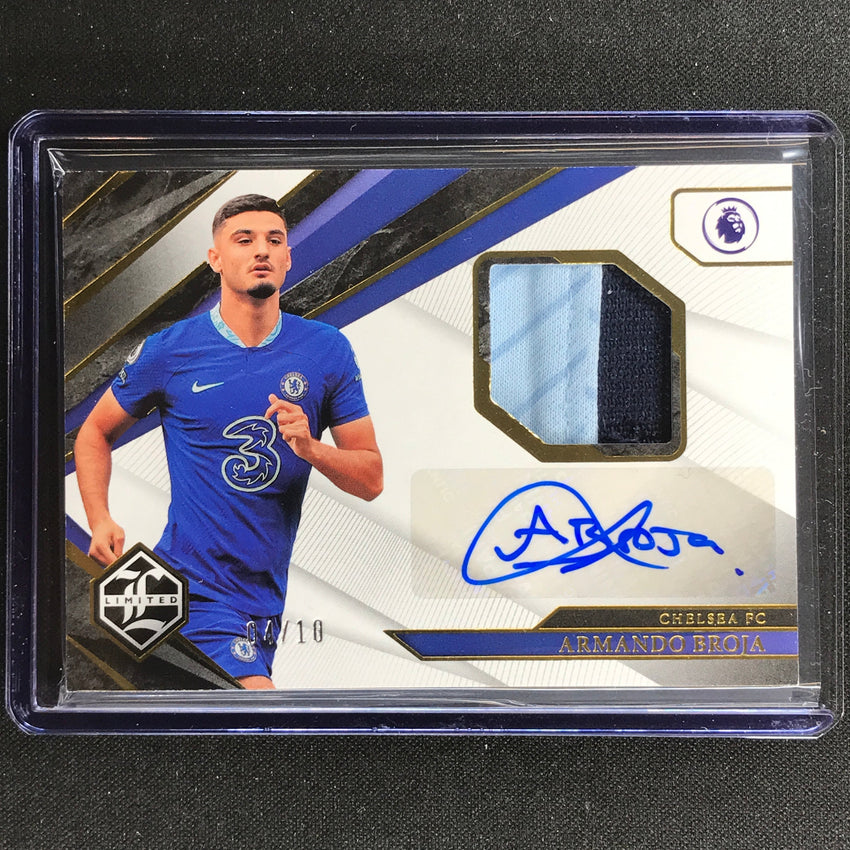2022-23 Chronicles Epl Armando Broja Limited Relic Patch Auto Gold 4/10