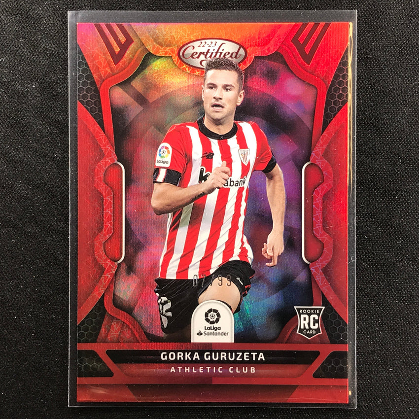 2022-23 Chronicles La Liga Gorka Guruzeta Certified Rookie Red 7/99