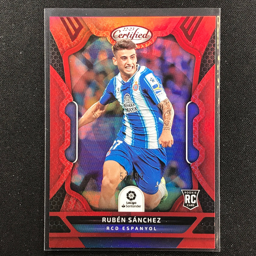 2022-23 Chronicles La Liga Ruben Sanchez Certified Rookie Red 57/99