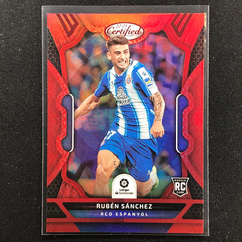 2022-23 Chronicles La Liga Ruben Sanchez Certified Rookie Red 55/99