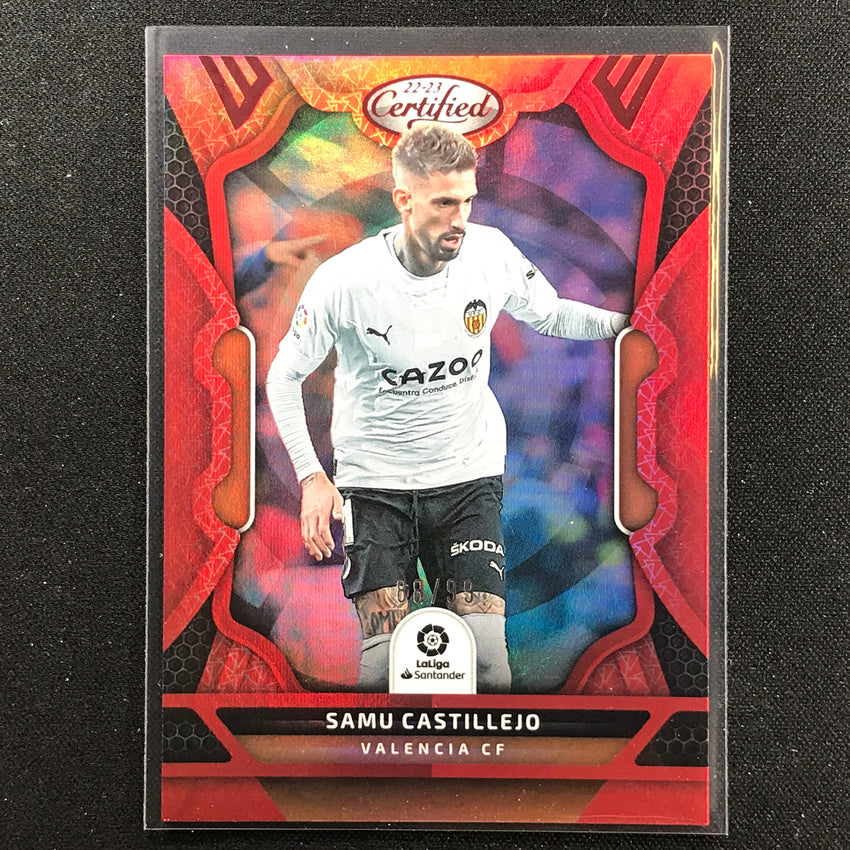 2022-23 Chronicles La Liga Samu Castillejo Certified Red 88/99