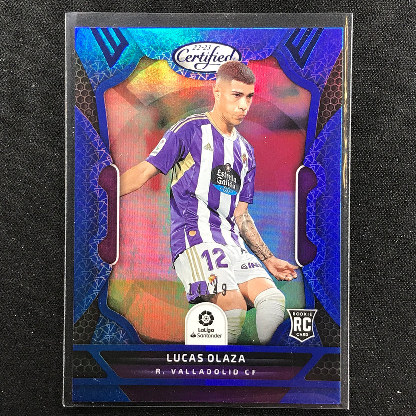 2022-23 Chronicles La Liga Lucas Olaza Certified Rookie Blue 14/49