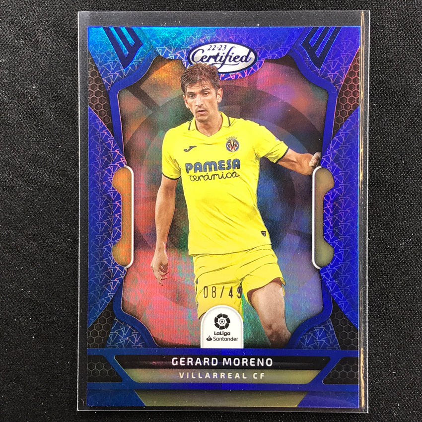 2022-23 Chronicles La Liga Gerard Moreno Certified Blue 8/49