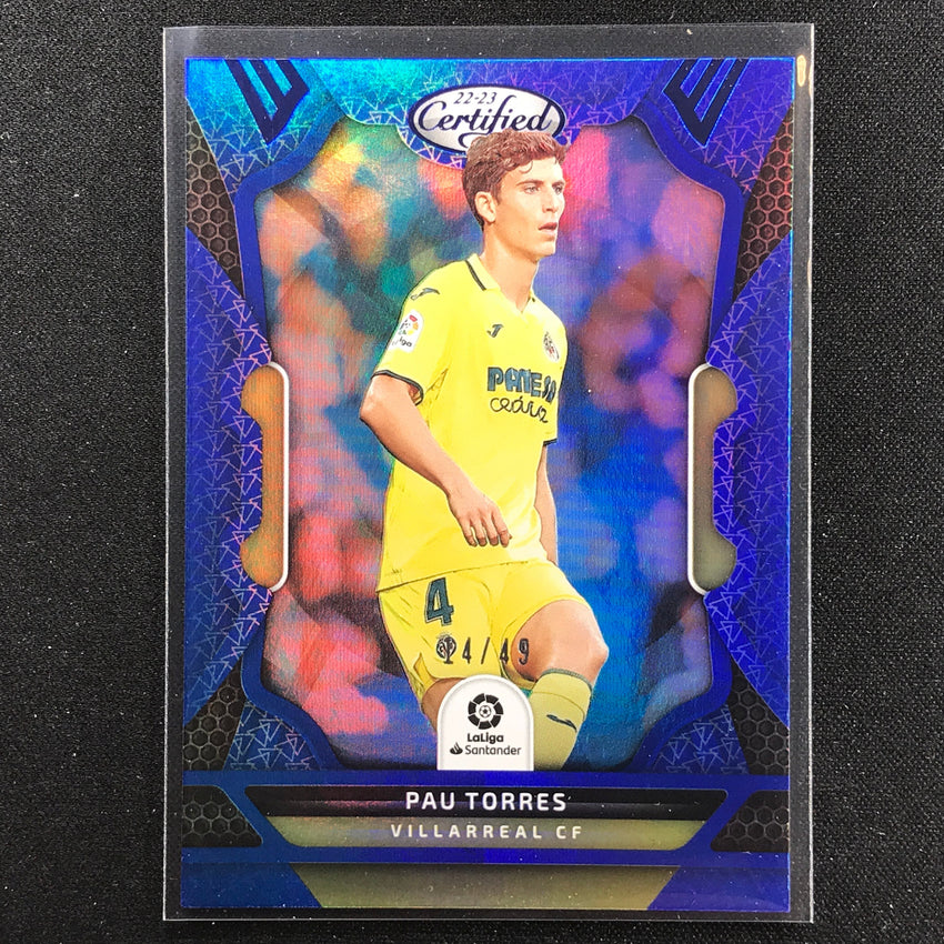 2022-23 Chronicles La Liga Pau Torres Certified Blue 14/49