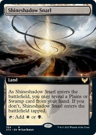 Shineshadow Snarl 364 - Extended Art Strixhaven