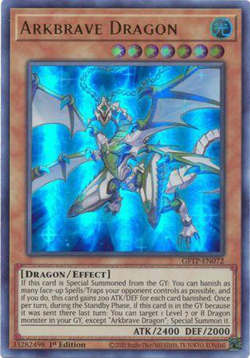Arkbrave Dragon - GFTP-EN072 - Ultra Rare 1st Edition-Cherry Collectables