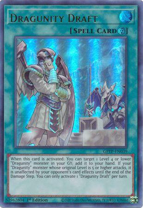 Dragunity Draft - GFTP-EN039 - Ultra Rare 1st Edition-Cherry Collectables