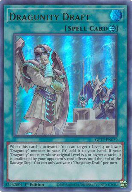 Dragunity Draft - GFTP-EN039 - Ultra Rare 1st Edition-Cherry Collectables