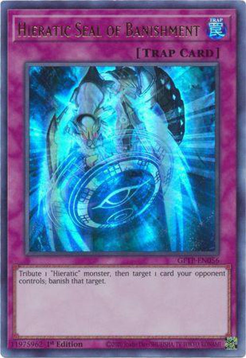 Hieratic Seal of Banishment - GFTP-EN056 - Ultra Rare 1st Edition-Cherry Collectables