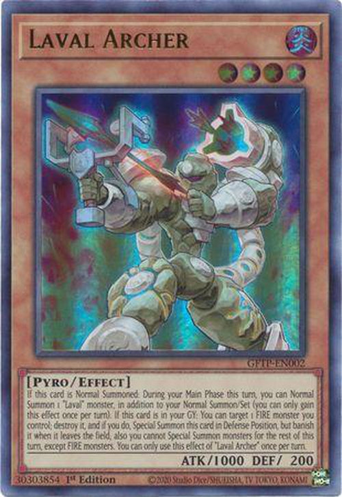 Laval Archer - GFTP-EN002 - Ultra Rare 1st Edition-Cherry Collectables